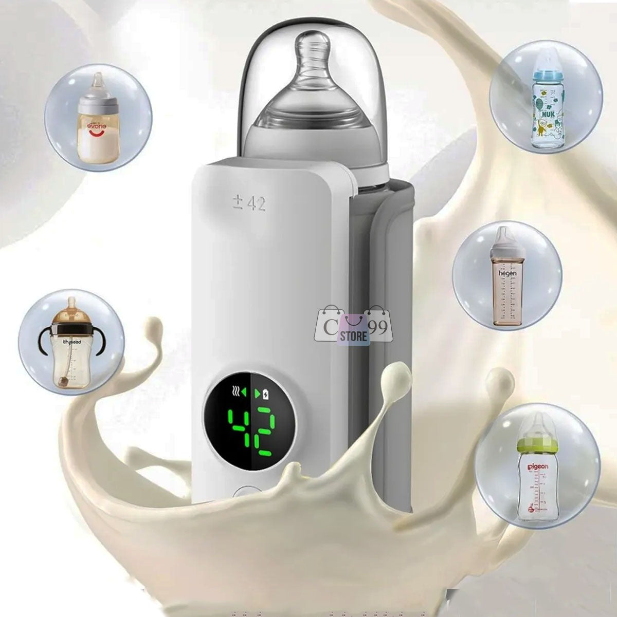 Calienta el tetero de tu bebé donde quieras con el calentador portátil USB