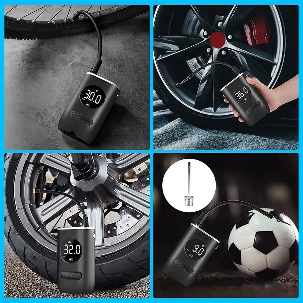 Never get stranded again with the electric inflator compressor