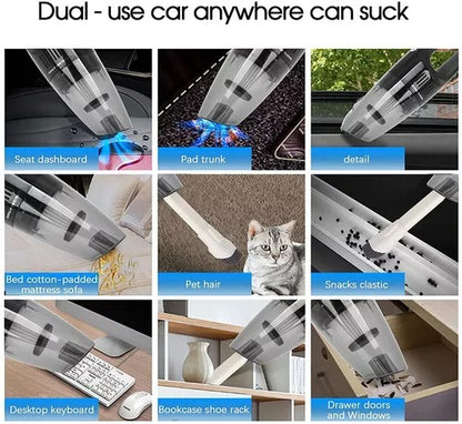 Keep your car spotless with the portable vacuum cleaner