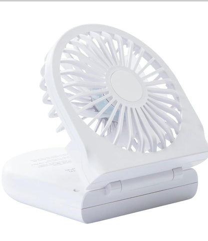 Power Bank y ventilador de mano/ escritorio